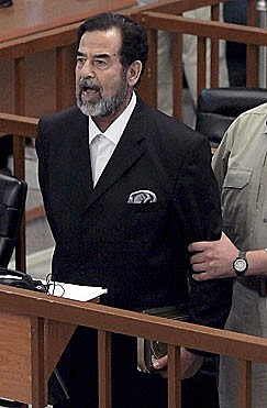 La captura de Saddam Hussein.