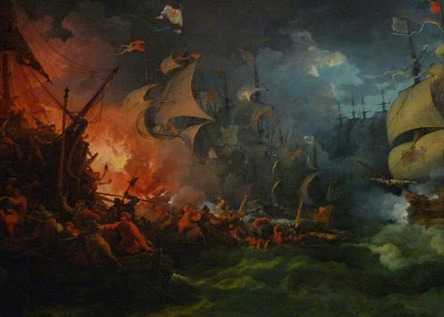 Le truppe navali di Filippo II vengono sconfitte da quelle degli inglesi guidate da Drake