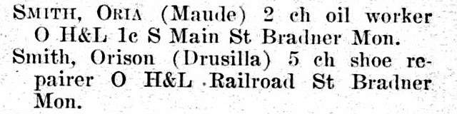 The Farm Journal Rural Directory of Wood County Ohio, Wilmer Atkinson Company, Publisher, Philadelphia, PA, 1916, page 199.