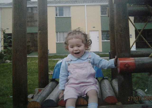 Esta foto fue en el cumpleaños de mi papi