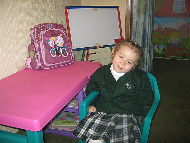 Esta foto fue el día que entré a estudiar