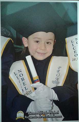 Esta fue mi graduación de prescolar