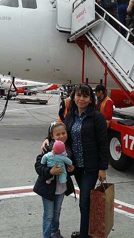 Esta fue la primer vez que viaje en avión