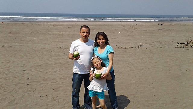 Esta fue la primer vez que fui al mar