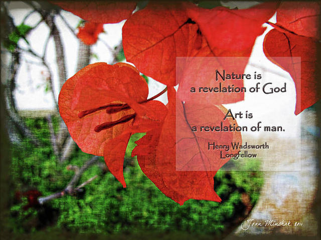 "Nature" by Henry Wordsworth Longfellow (Romantism)