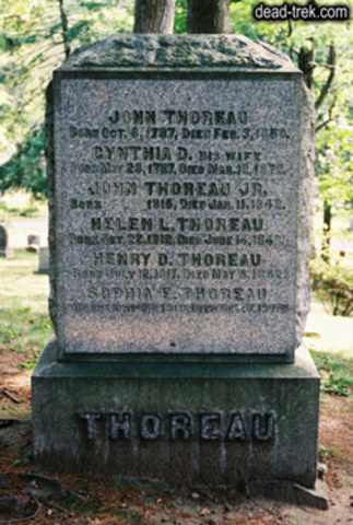 henry thoreau died