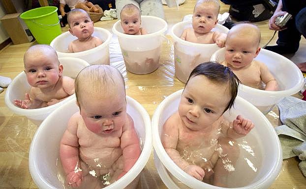 My cousins were born