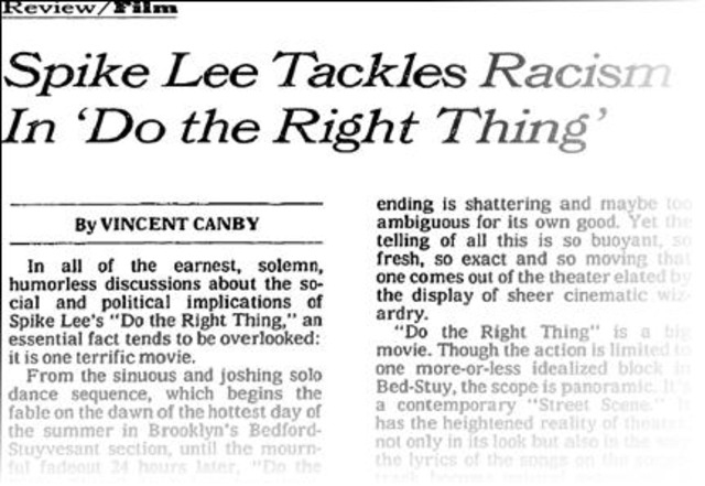 Newspaper Review of Film