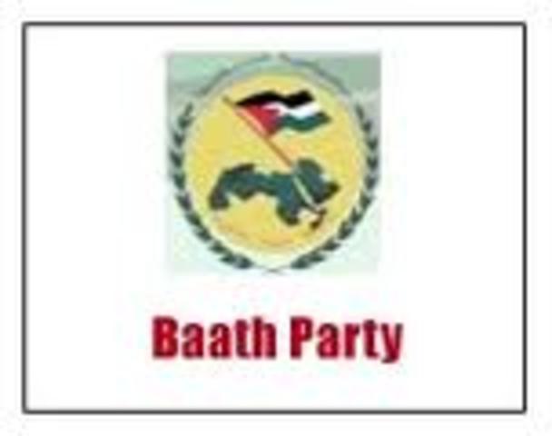 Baath Arab Socialist Party takes over: Political