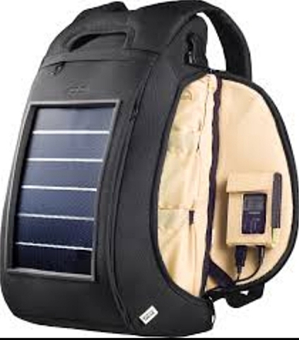 Mochila con energía solar