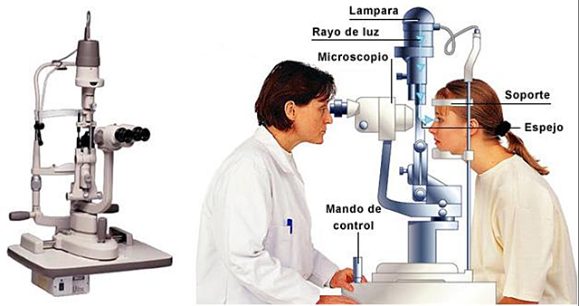 BIOMICROSCOPIO LÁMPARA DE HENDIDURA