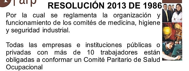 Comités de Medicina, Higiene y Seguridad Industrial