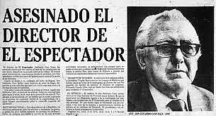 La mafia asesina al director de El Espectador,