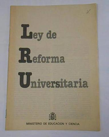 Ley de Reforma Universitaria (LRU)