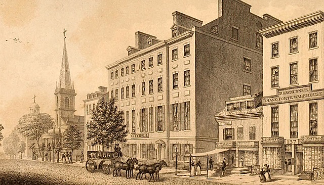 El City Hotel, en Nueva York