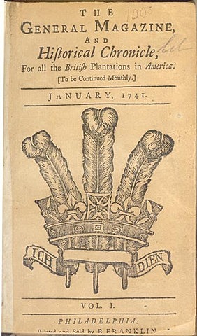 Primera revista en Estados Unidos de America