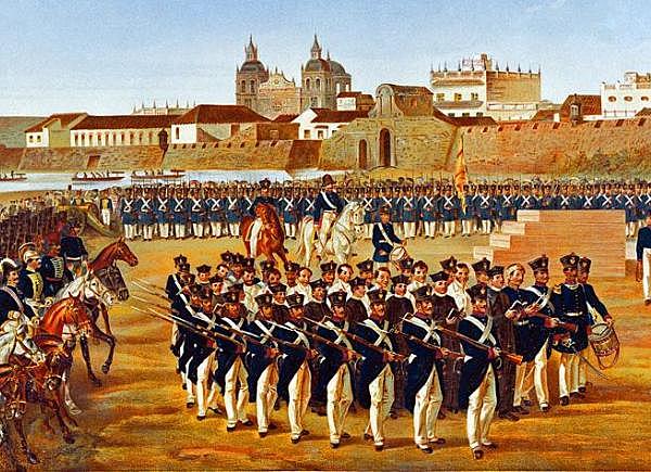 1814-1819.Período conocido como la Reconquista Española en el que se intenta restaurar el gobierno de España en las colonias americanas.