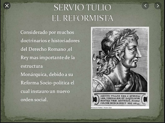 Reforma de Silvio Tulio (ROMA)