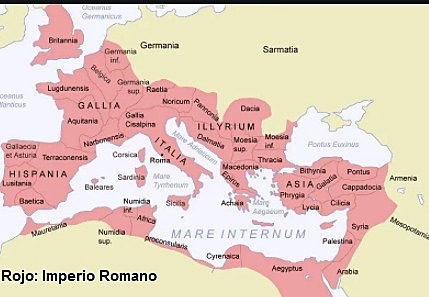 Territorios conquistados por Roma