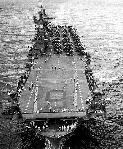 Uso de los portaaviones en la segunda guerra mundial.