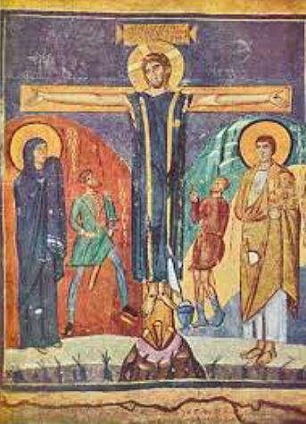Crucifixion, fresco