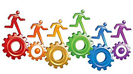 Timeline:  Actividad No. 1: Línea del tiempo: Recursos humanos y liderazgo por Miguel Murcia