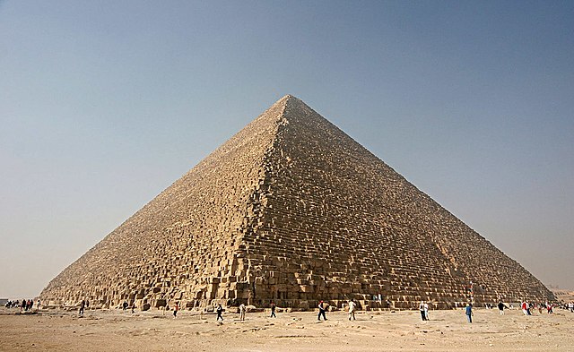 Great pyramid in Egypt
