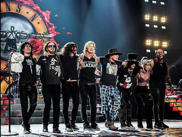 The return of the band Guns N 'Roses - Today