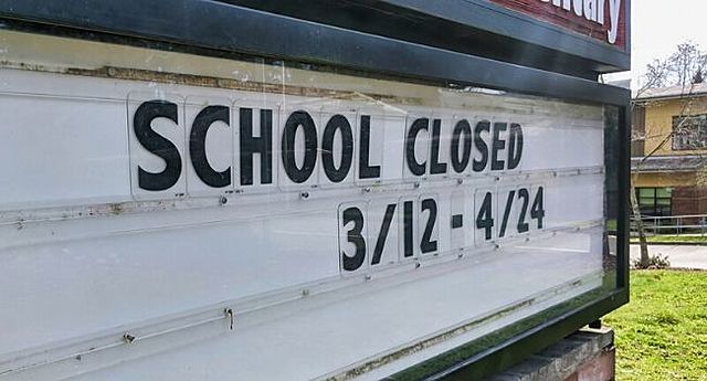 COVID-19 closes schools