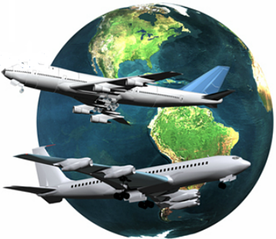 Concepto de costo total y transporte aéreo de mercancía