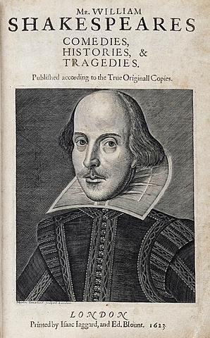 Publication of Shakespeare's First Folio