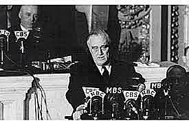 os Estados Unidos declaram guerra ao Império Japonês