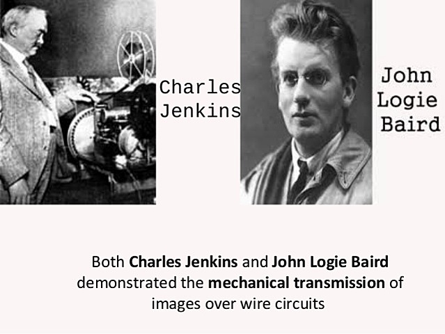 John Logie Baird y Charles F. Jenkins