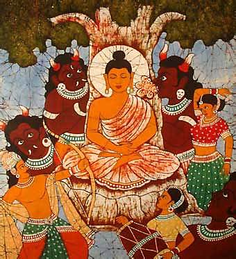 cuando resivio las tentaciones del dios mara