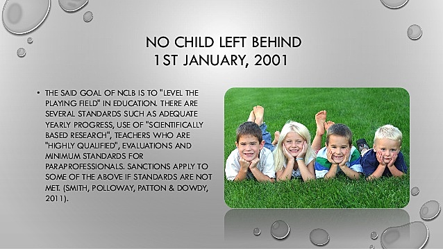 No Child Left Behind Act (2001)