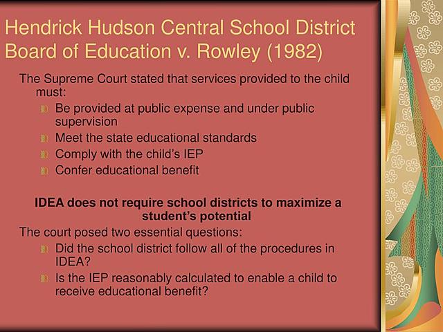 Landmark Case: Hudson Versus Rowley