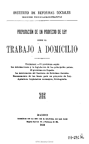 Ley del trabajo a domicilio