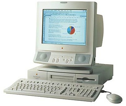 Power Macintosh microcomputadora basada en el chip power PC.