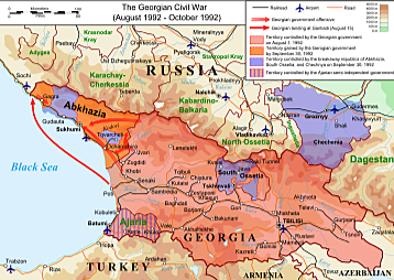 Conflicto entre Abjasios y Georgia