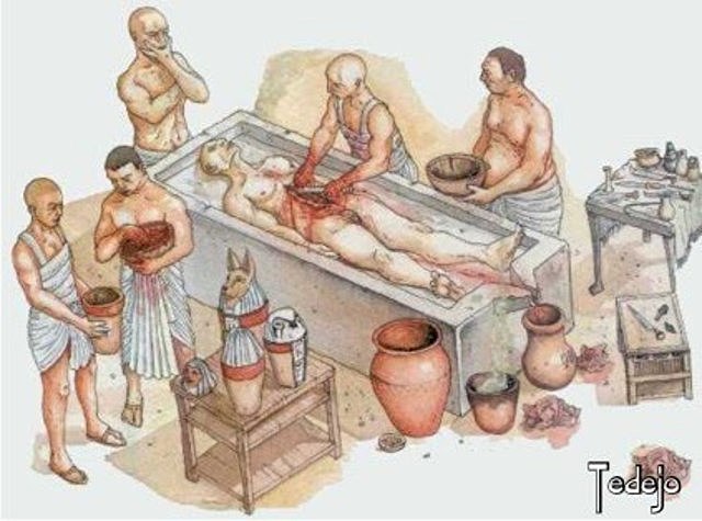 DISECCIÓN DE CADÁVERES-EGIPTO