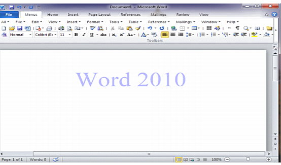 Word 2010