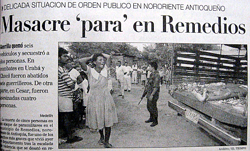 MASACRE DE SEGOVIA Y REMEDIOS