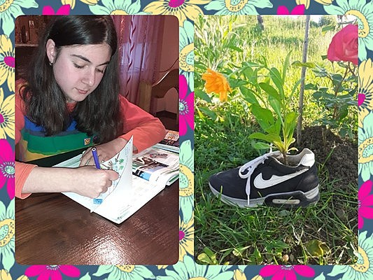 Recycle items and make useful and funny  things.