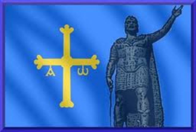 Fundación del  reino de Asturias