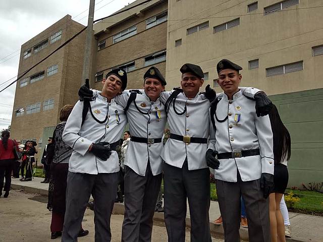 I graduated from my military service and college