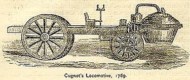 Primeros inventos: El carro de vapor