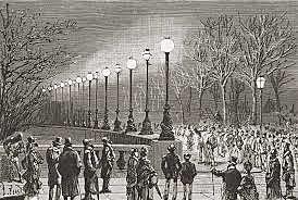 Alumbrado público a gas