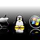 Logos de los sistemas operativos mas importantes mac os x linux y windows