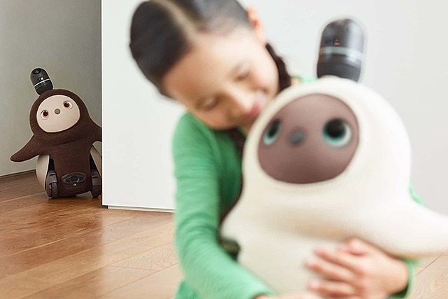 Inventan robot afectivo que abraza