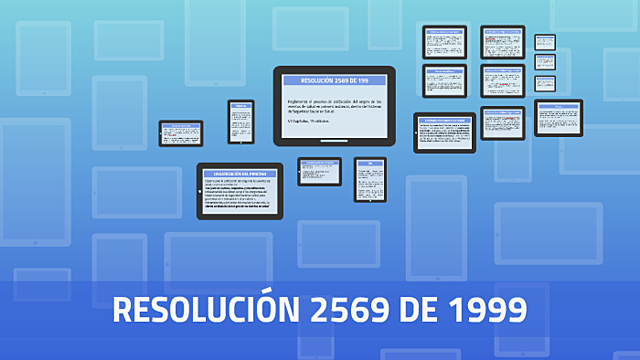 RESOLUCIÓN 2569 DE 1999